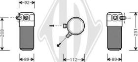 Diederichs DCT1091 - Filtre déshydratant, climatisation cwaw.fr