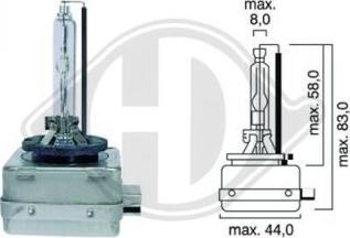 Diederichs LID10002 - Ampoule, projecteur longue portée cwaw.fr