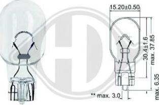 Diederichs LID10089 - Ampoule, feu clignotant cwaw.fr