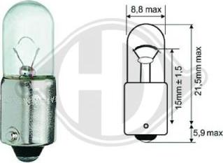 Diederichs LID10073 - Ampoule, feu clignotant cwaw.fr