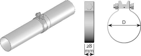 Dinex 99560 - Raccord de tuyau, système d'échappement cwaw.fr