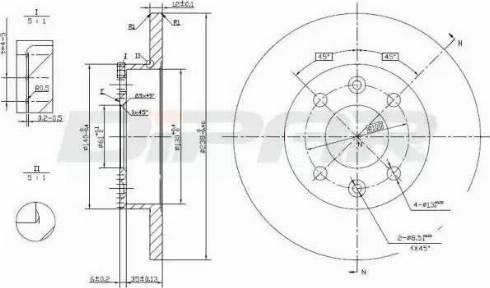 Ditas DFD1003 - Disque de frein cwaw.fr