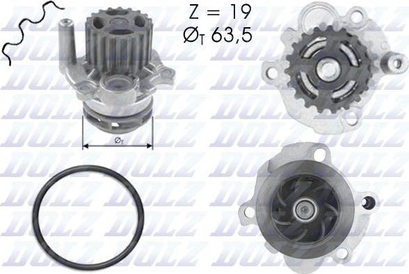 DOLZ A193 - Pompe à eau cwaw.fr