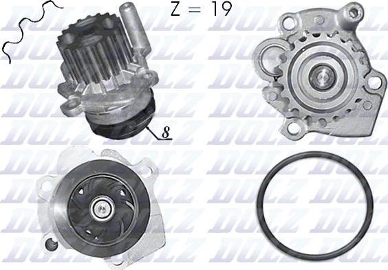 DOLZ A236 - Pompe à eau cwaw.fr