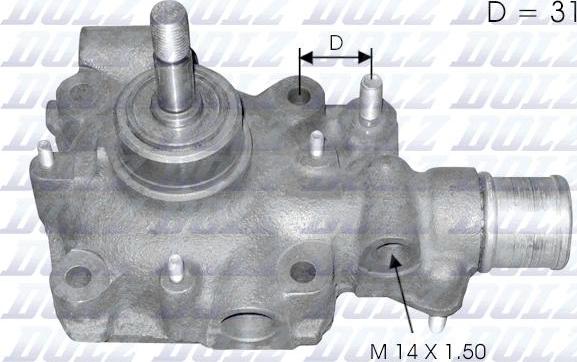 DOLZ B114 - Pompe à eau cwaw.fr