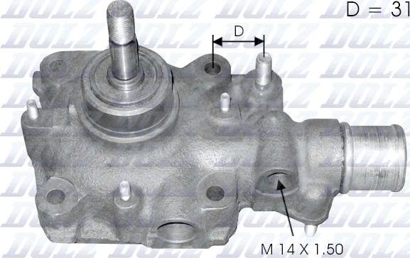 DOLZ B118 - Pompe à eau cwaw.fr