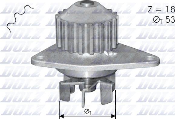 DOLZ C114 - Pompe à eau cwaw.fr