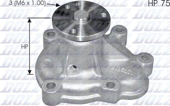 DOLZ O142 - Pompe à eau cwaw.fr