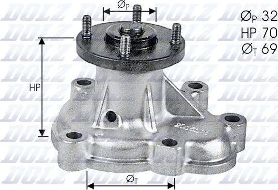 DOLZ O131 - Pompe à eau cwaw.fr