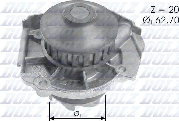 DOLZ S361 - Pompe à eau cwaw.fr