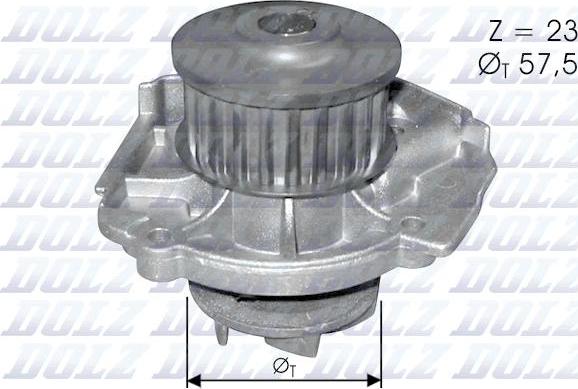 DOLZ S219 - Pompe à eau cwaw.fr