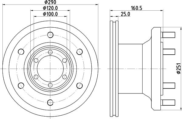 FOMAR Friction FO 2720 - Disque de frein cwaw.fr