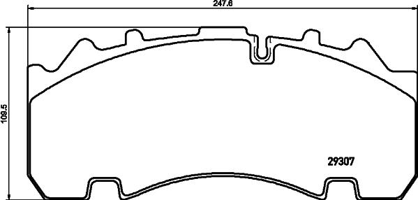 DON CVP093K - Kit de plaquettes de frein, frein à disque cwaw.fr