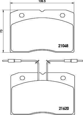 DON CVP053 - Kit de plaquettes de frein, frein à disque cwaw.fr