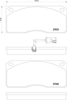 DON CVP007 - Kit de plaquettes de frein, frein à disque cwaw.fr