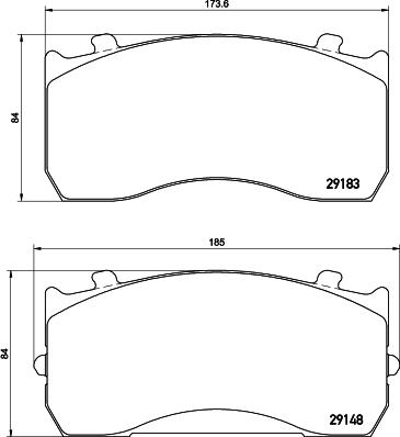 DON CVP035K - Kit de plaquettes de frein, frein à disque cwaw.fr