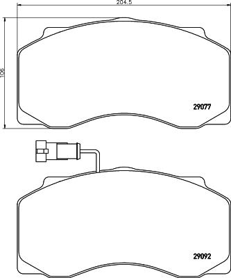 Magneti Marelli 360216200108 - Kit de plaquettes de frein, frein à disque cwaw.fr