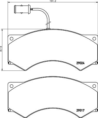 DON CVP027 - Kit de plaquettes de frein, frein à disque cwaw.fr