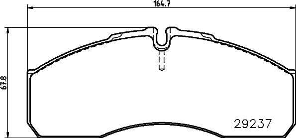 DON CVP104K - Kit de plaquettes de frein, frein à disque cwaw.fr