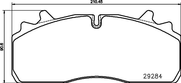 DON CVP116K - Kit de plaquettes de frein, frein à disque cwaw.fr