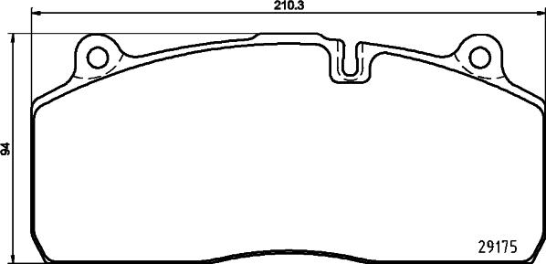 DON CVP113K - Kit de plaquettes de frein, frein à disque cwaw.fr