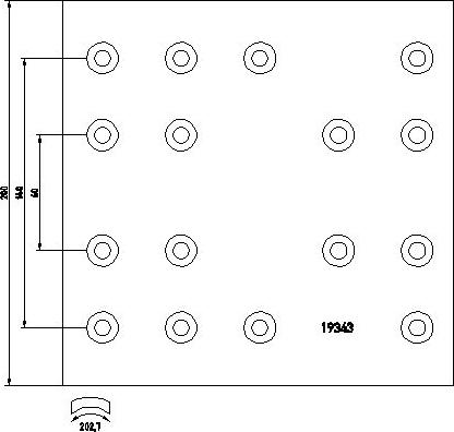 DON PB242S7141 - Kit de garnitures de frein, frein à tambour cwaw.fr