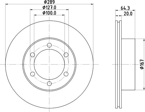 DON PCD15062 - Disque de frein cwaw.fr