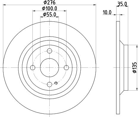 DON PCD15002 - Disque de frein cwaw.fr