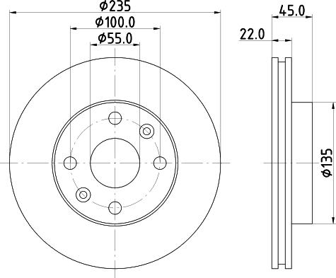 DON PCD15702 - Disque de frein cwaw.fr