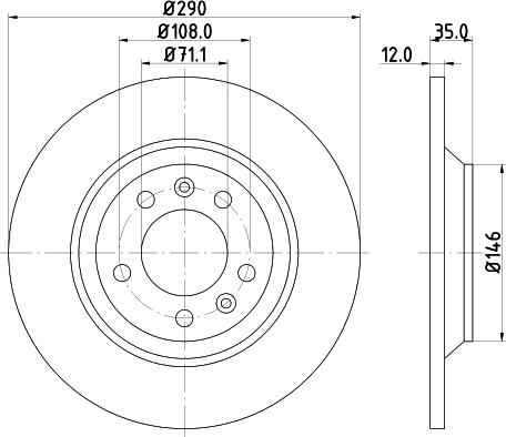 DON PCD10902 - Disque de frein cwaw.fr