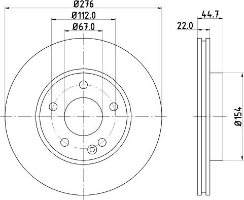 DON PCD10502 - Disque de frein cwaw.fr