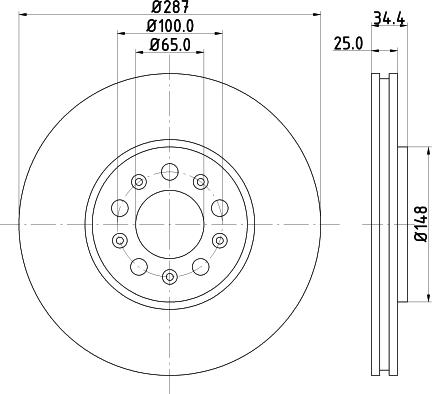 DON PCD10532 - Disque de frein cwaw.fr