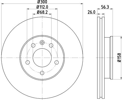 DON PCD10802 - Disque de frein cwaw.fr