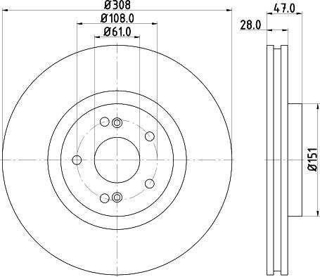 ATE 24.0128-0135.1 - Disque de frein cwaw.fr