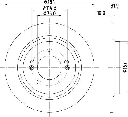 DON PCD23022 - Disque de frein cwaw.fr