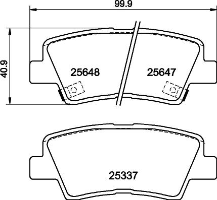 DON PCP1994 - Kit de plaquettes de frein, frein à disque cwaw.fr