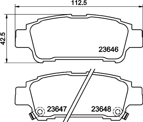 DON PCP1940 - Kit de plaquettes de frein, frein à disque cwaw.fr