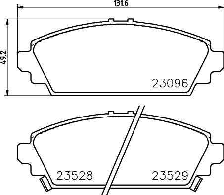 DON PCP1917 - Kit de plaquettes de frein, frein à disque cwaw.fr