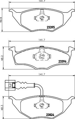 DON PCP1930 - Kit de plaquettes de frein, frein à disque cwaw.fr