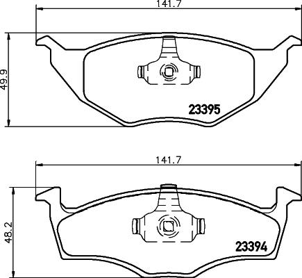 DON PCP1929 - Kit de plaquettes de frein, frein à disque cwaw.fr