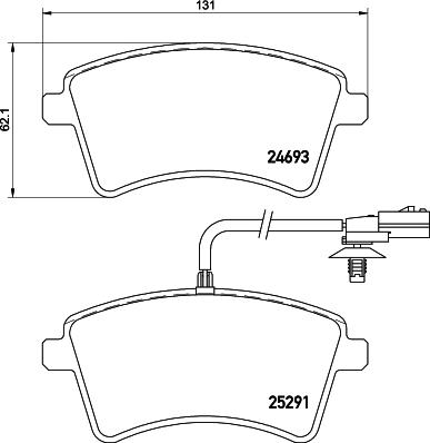 DON PCP1490 - Kit de plaquettes de frein, frein à disque cwaw.fr