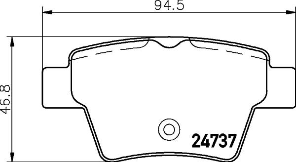 DON PCP1400 - Kit de plaquettes de frein, frein à disque cwaw.fr