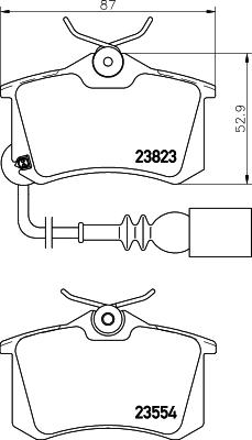 DON PCP1416 - Kit de plaquettes de frein, frein à disque cwaw.fr