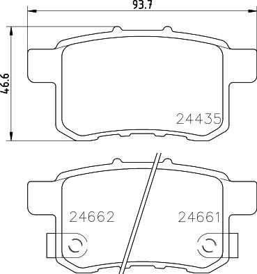 DON PCP1418 - Kit de plaquettes de frein, frein à disque cwaw.fr