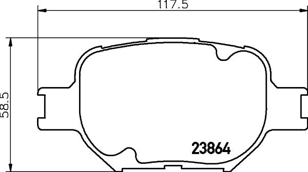 DON PCP1417 - Kit de plaquettes de frein, frein à disque cwaw.fr