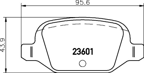 DON PCP1489 - Kit de plaquettes de frein, frein à disque cwaw.fr