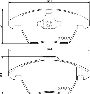 DON PCP1436 - Kit de plaquettes de frein, frein à disque cwaw.fr