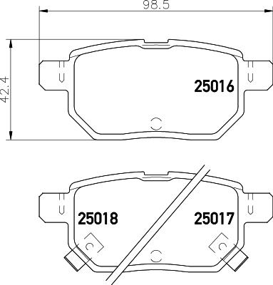 DON PCP1430 - Kit de plaquettes de frein, frein à disque cwaw.fr