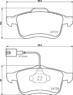 DON PCP1431 - Kit de plaquettes de frein, frein à disque cwaw.fr