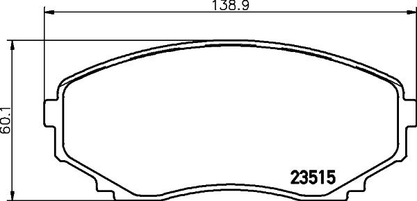 DON PCP1427 - Kit de plaquettes de frein, frein à disque cwaw.fr